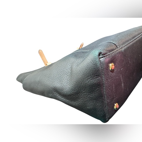 Michael Kors Black Leather Tote Bag - Picture 7 of 13